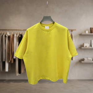 เสื้อยืดโอเวอร์ไซส์ผู้ชาย ผ้าฝ้าย 100% 260 แกรม ล้างสีแบบแอซิดวอช สโตนวอช ทรงสตรีทแวร์ คอกลม แขนสั้น - Product Image 3