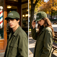 Gorra de Béisbol Personalizada al por Mayor, Transpirable, de 6 Paneles con Logotipo Bordado en la Parte Delantera, Ajustable, para Moda Urbana, Unisex, Estilo Dad Hat