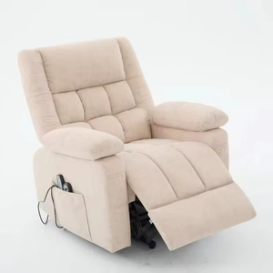 Sillón Reclinable Individual con Función de Masaje Caliente, <span class=keywords><strong>Gravedad</strong></span> Cero, Asistencia para Levantarse, Multifuncional para Personas Mayores - Product Image 3