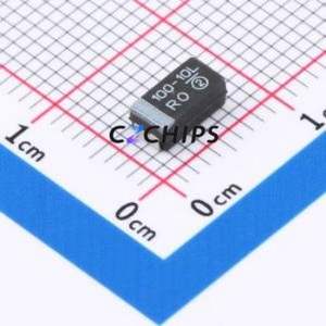 Condensateur au tantale 293D107X9010C2TE3 CASE-C-6032 (Capacité : 100 µF) (Précision : 10 % Tension nominale : 10 V) - Product Image 1