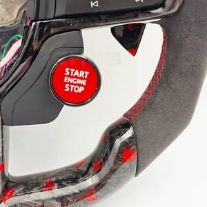 <span class=keywords><strong>Volante</strong></span> LED de Fibra de <span class=keywords><strong>Carbono</strong></span> Forjado Rojo Personalizado para VW Volkswagen <span class=keywords><strong>Golf</strong></span> 5 6 7 R MK5 MK6 MK7 <span class=keywords><strong>GTI</strong></span> Polo Passat B8 - Product Image 6