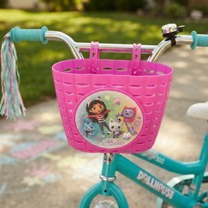 Bicicletta con cestino Tataway Gabby's Dollhouse per bambini rosa - Product Image 3