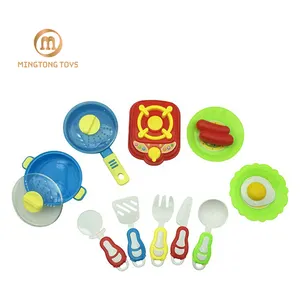 Mini herramientas de cocina de plástico para niños, juegos educativos de comida de imitación, superventas