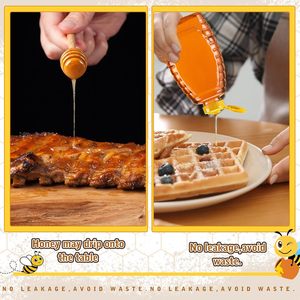 ขวดบีบน้ำผึ้งรุ่นใหม่ขายดี ขวดพลาสติกสำหรับน้ำผึ้ง 250 มล. 500 มล. ขวดจ่ายน้ำผึ้ง - Product Image 5