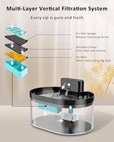 Distributeur d'eau automatique pour chat OEM/ODM, 2,2 L, capteur infrarouge, fontaine à eau pour animaux de compagnie, charge USB intelligente, distributeur d'eau silencieux