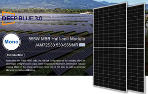 Panneaux solaires <span class=keywords><strong>JA</strong></span> <span class=keywords><strong>Solar</strong></span> 550W Deep Blue 3.0 Series <span class=keywords><strong>JAM72S30</strong></span> 540-565/GR MBB demi-cellules PERC avec certification CE IEC TUV - Product Image 5