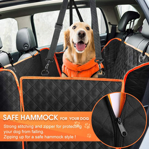 Tapis de voyage pour animaux de compagnie USMILE PET, tapis de <span class=keywords><strong>protection</strong></span> pour siège arrière de voiture, tissu Oxford résistant, style pour sièges consécutifs, avec <span class=keywords><strong>protection</strong></span> des portes - Product Image 2
