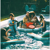Offres Spéciales Été : Chaise Flottante Gonflable pour Jeux Aquatiques, Plateforme de Natation avec Teck EVA