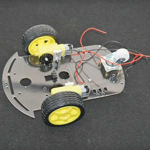 OKY5032 2WD Smart Car Chassis Kit DIY Parts with <b>Battery</b> Box Motor for Programming Learning - Product Image 4
