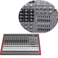 Console de studio d'enregistrement audio professionnel Système de sonorisation Mélangeur 12 canaux