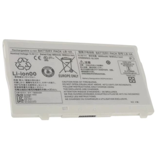 LB-4A RHINO POWER HIGH QUALITY REPLACEMENT BATTERY for CANON LB-4A CXDI-710C Medical Tablet Battery 11.1V 1600mAh/18Wh LI-ION