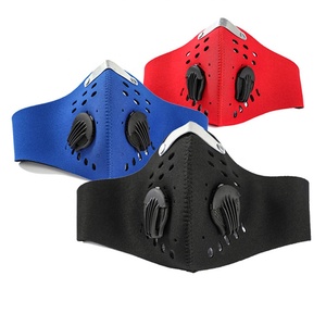 <span class=keywords><strong>Masque</strong></span> de sport pour <span class=keywords><strong>vélo</strong></span> et moto 2025 avec filtre à charbon actif respirant PM2.5 anti-poussière en néoprène - Product Image 5