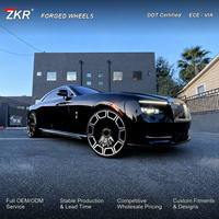 Pour GLE350/GLE450 5x120 4x100 5x130 5x112 5x114.3 6x139.7 20-26 pouces Jantes en aluminium forgé finition brillante Luxe SUV Tuning ZKR