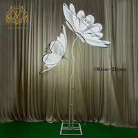 Dekorasi Panggung Pernikahan Mank, Lorong, Renda Logam, Peony, Camellia, Lampu Lantai Bunga untuk Dalam/Luar Ruangan, Lampu Jalan Kelopak Bunga Pernikahan