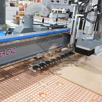 Máquina Router CNC ATC 4x8 para Producción de Muebles de Madera, MDF y Acrílico