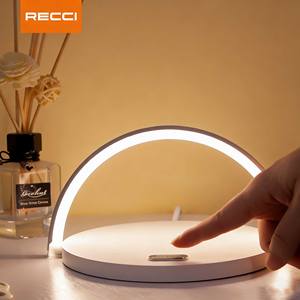 RECCI RLS-L07 Touch Control Ambient Light Wireless Charger with <b>Phone</b> <b>Stand</b> - Product Image 2