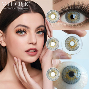 <span class=keywords><strong>Lentilles</strong></span> <span class=keywords><strong>de</strong></span> <span class=keywords><strong>contact</strong></span> souples colorées marron-vert, effet naturel, 14,2 mm, nouvelle collection, commande en gros, OEM, directement <span class=keywords><strong>de</strong></span> l'usine - Product Image 3