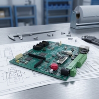 Placa de Control Industrial Personalizada, Ensamblaje de PCB, Módulo de Relé Terminal USB Ethernet RS232 DB9, OEM ODM, Placa de Circuito PCBA