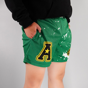 Short en maille vierge personnalisé de 5 pouces d'entrejambe pour hommes, Short en maille de polyester de grande taille pour hommes - Product Image 6