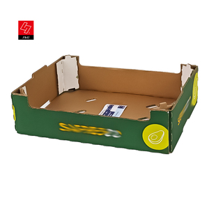 Plateaux en carton ondulé personnalisés OEM empilables pour le stockage et l'expédition de fruits, conteneurs ondulés sur mesure pour un gain de place - Product Image 3