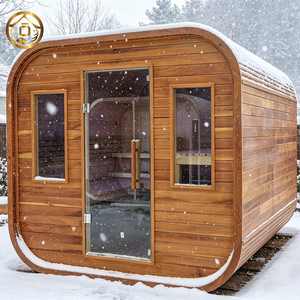 Generador de Vapor Seco Ecológico Moderno de 9KW para Sauna de Infrarrojos Lejanos, de Madera Maciza de Hemlock, Enchufe Comercial, para 4 Personas, Marca <span class=keywords><strong>JTT</strong></span> - Product Image 4
