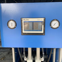 Máquina Semiautomática para Moldeo por Soplado de Botellas PET con Componentes PLC y SMC, Tecnología de Soplado por Estiramiento, Garantía de 2 Años