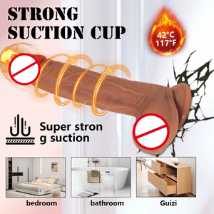 Goede Prijs App Afstandsbediening Vloeibare Siliconen Penis Mouw Seksspeeltjes Voor Mannen Riem Op Realistische Dildo Vibrator Seksspeeltje Voor Vrouw - Product Image 6