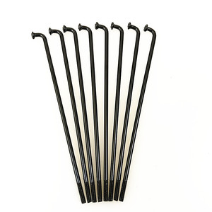 Parti della <span class=keywords><strong>bici</strong></span> <span class=keywords><strong>ruota</strong></span> della bicicletta <span class=keywords><strong>raggi</strong></span> in acciaio nero - Product Image 4