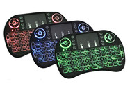 Clavier sans fil mini I8 2,4G, souris volante I8, rétroéclairé, anglais, russe, espagnol, français, télécommande pour Android TV Box