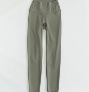 Leggings de Yoga para Mujer, Ultra Suaves y Transpirables, de Nailon y Spandex, Leggings de Maternidad, Personalizables OEM, Cintura Alta, Tallas Grandes, Ajuste Delgado - Product Image 5