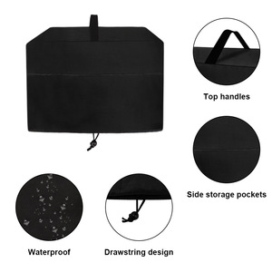 <b>Meat</b> Slicer Cover With Storage Bag For Household Stainless Steel <b>Meat</b> <b>Grinder</b> Portable Safe Operation Protection - Product Image 2