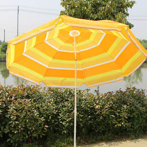 Sombrilla <span class=keywords><strong>de</strong></span> <span class=keywords><strong>Playa</strong></span> Personalizada Impermeable con Protección Solar, Estructura <span class=keywords><strong>de</strong></span> Acero, 230 cm, Diseño Europeo, Poliéster - Product Image 3