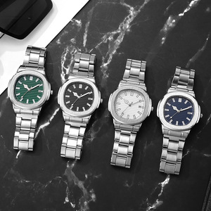 Relojes de Lujo Cuadrados para Hombre de Negocios, Reloj de Cuarzo Simple con Calendario para Hombre, Reloj Hombre - Product Image 1