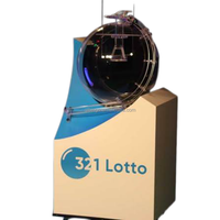 Machine de loterie haut de gamme personnalisée, machine de loterie bingo avec lumières LED pour les activités de divertissement et de loterie