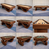 Table de jeux multifonctionnelle durable pour intérieur, personnalisable, billard, tennis de table, hockey sur air, shuffleboard, football de table pour salle de jeux, villa, vacances