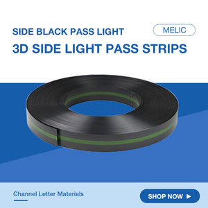 Venta al por mayor de fábrica: Tira de perfil para letras 3D <span class=keywords><strong>Melic</strong></span> con alta transmisión de luz, LED impermeable IP54, tamaños de 3cm a 8cm - Product Image 3