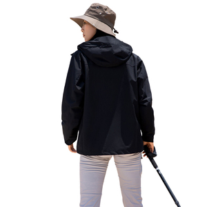Vestes pour hommes grande taille Veste coupe-vent d'extérieur avec doublure intérieure en polaire amovible - Product Image 3