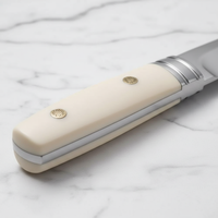 Couteau à fruits, couteau de barbecue, couteau de chasse à lame fixe en acier 3CR13 avec manche en résine OEM de haute qualité, étui en cuir de vachette pour camping en extérieur