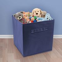 Boîte de rangement Non tissée, organisateur de cubes de rangement pliable, organisateur de jouets avec poignées, vente en gros