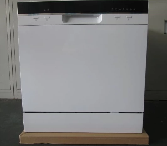 8 Sets Smart Desktop Dishwasher for Home Electric Table Top Dish Washing Machines with LED Display and Disinfection Cabinets