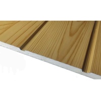 Panel Dinding Eksterior Pabrik Berinsulasi 16mm Panel Dinding Rumah Panel Sandwich Eps Pu