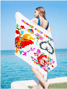 Toalla de <span class=keywords><strong>Playa</strong></span> de Yoga Personalizada con Diseño Nuevo de <span class=keywords><strong>Karol</strong></span> <span class=keywords><strong>G</strong></span>, Impresa en Poliéster Suave, para Niños y Adultos, Modelo Manana Sera Bonito - Product Image 4