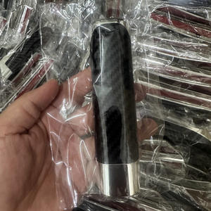 Funda Protectora Decorativa para Freno de Mano con Diseño de Fibra de Carbono Color Madera de Durazno, Ideal para Regalos Promocionales Empresariales - Product Image 6