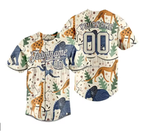 Maillot de Baseball Personnalisé Full Botton Fête de Vacances T-shirts Personnalisé Nom Logo Numéro Adulte Enfants Formation Activewear Uniforme