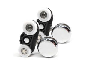 <span class=keywords><strong>Puerta</strong></span> Corredera Telescópica de Vidrio sin Marco de 8-12 mm, Precio de Fábrica, sin Riel Inferior, con Rodillos de Acero Inoxidable, para Oficina - Product Image 5