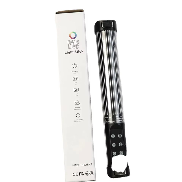 Handheld RGB Colorful Stick Light 30CM Handheld LED Light Wand CRI 95+ 2700K-9000K Photography Studio Lamp