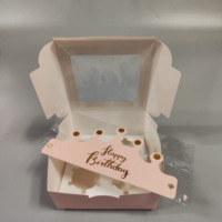 Chine Usine Fast Food Boîtes en papier à emporter Boîte à gâteau rectangulaire claire pour les sandwichs Prix