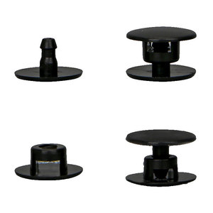 Chất lượng cao hai phần nhựa Báo Chí Snap Fastener đinh tán Clip Dép sandal Snap Nút cho giày - Product Image 1