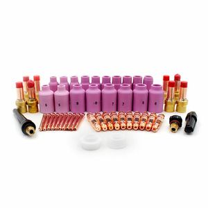 Antorcha de soldadura TIG WP17 18 26 Serie, juego de 51 piezas con cilindro de gas y kit de copa de vidrio para soldadura con argón - Product Image 4