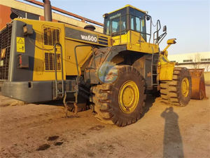 Cargador de rueda delantera grande Komatsu WA600 usado original de Japón buen estado precio bajo usado KOMATSU 2. 0 WA380 venta - Product Image 2